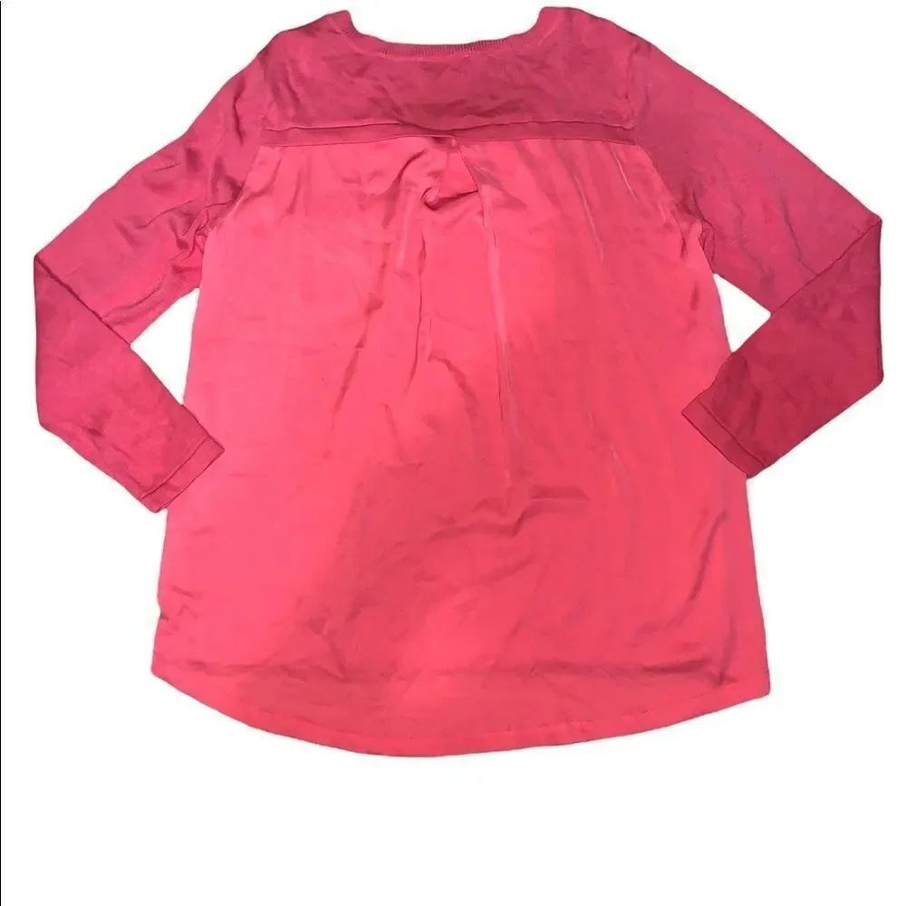 Charter Club High Low Sheer Back Sweater - Picture 3 of 6